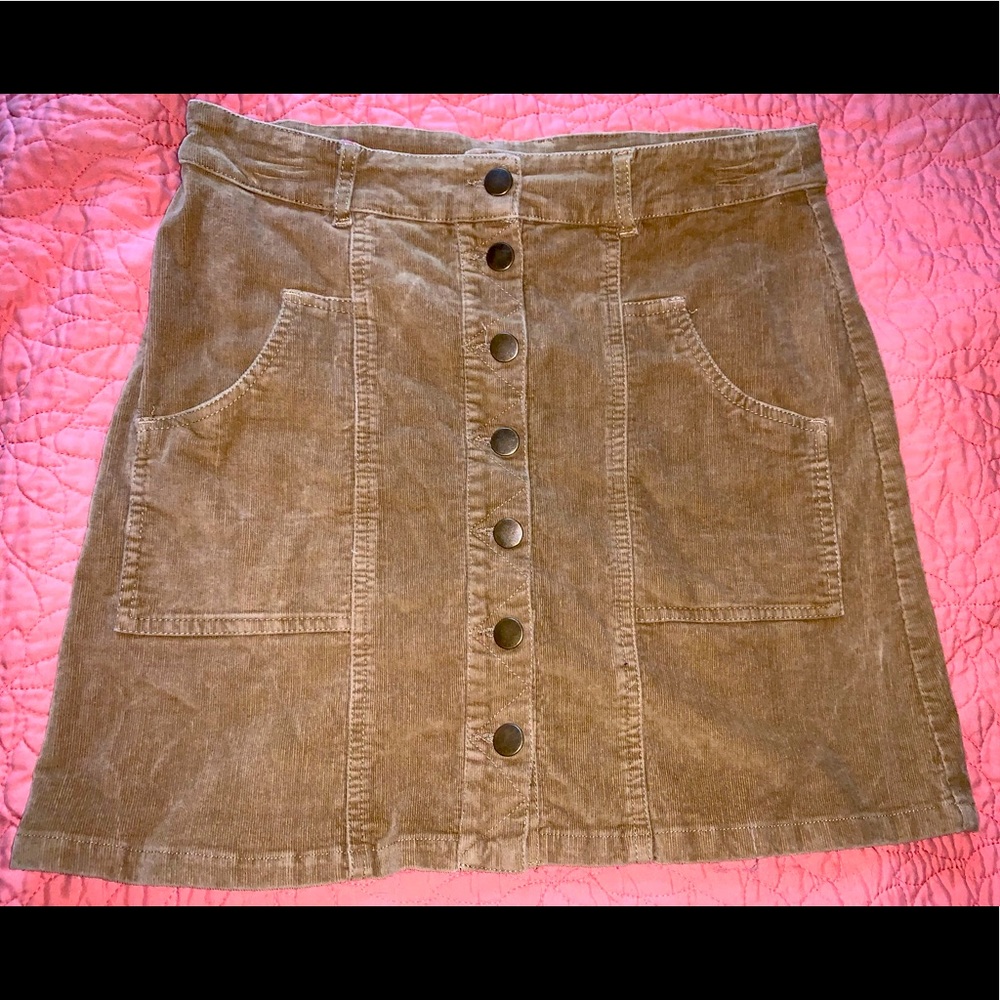Altar’d State Corduroy Skirt: Size L